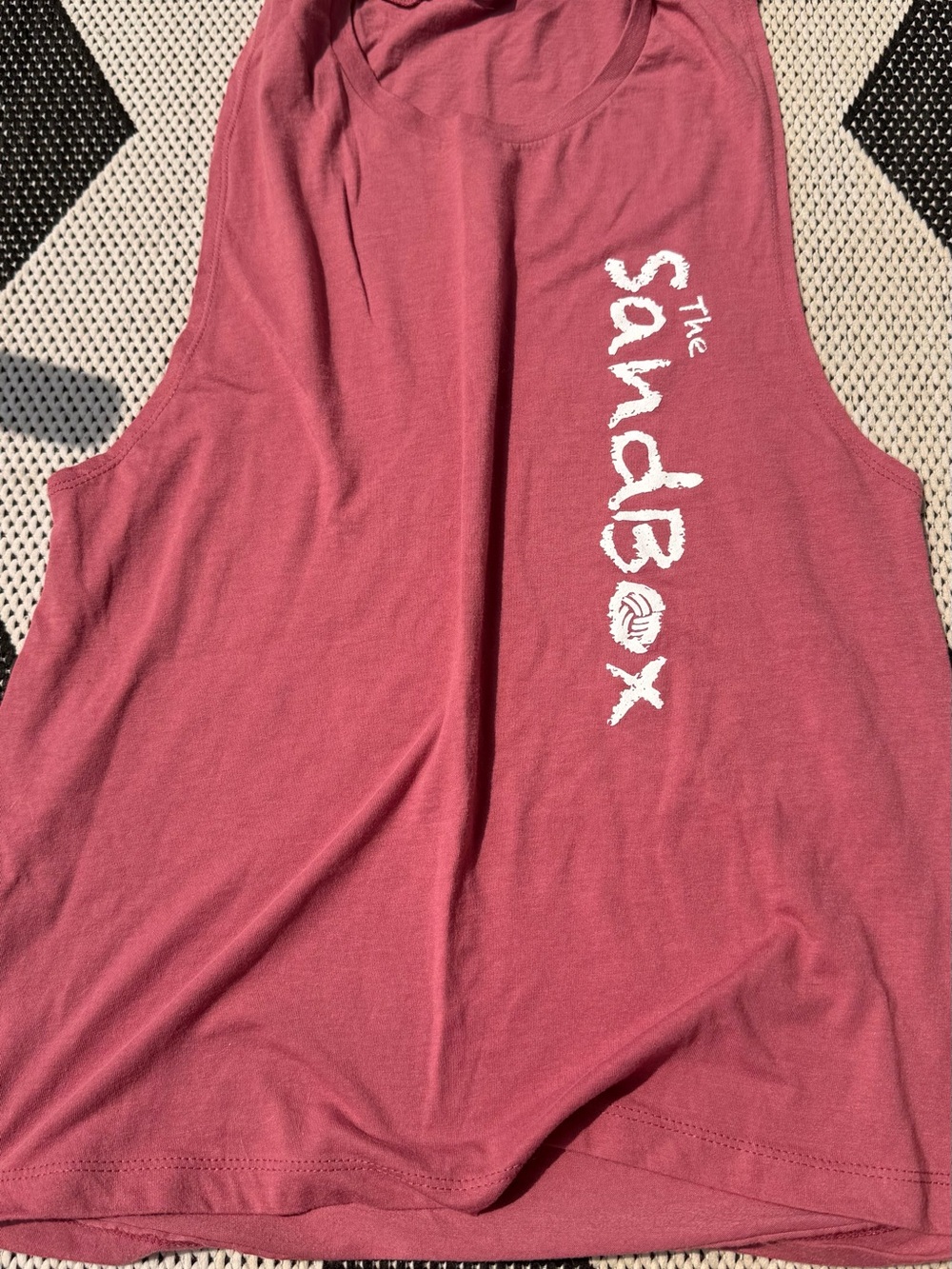 Women's Rose Pink Muscle Tank